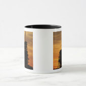 Space Shuttle Atlantis auf dem Launenblock Tasse (Zentrum)