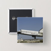 Space Shuttle Atlantis bereitet die Landung vor Button (Vorne & Hinten)