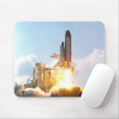 Space Shuttle Atlantis bricht ab Mousepad (Mit Mouse)