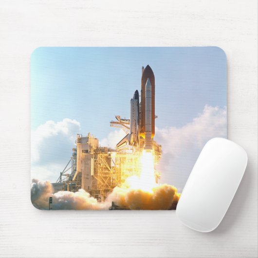 Space Shuttle Atlantis bricht ab Mousepad (Mit Mouse)