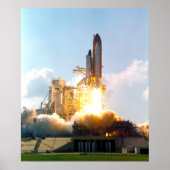 Space Shuttle Atlantis bricht ab Poster (Vorne)