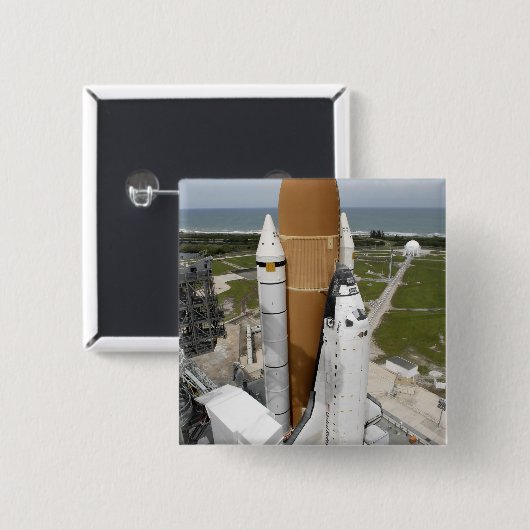 Space Shuttle Atlantis Button (Vorne & Hinten)