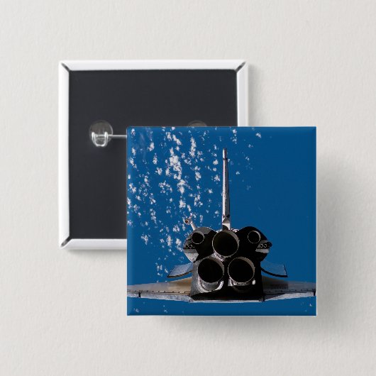 Space Shuttle Atlantis Button (Vorne & Hinten)