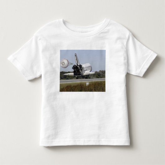 Space Shuttle Atlantis entfaltet seinen Drag-Rute Kleinkind T-shirt (Vorderseite)