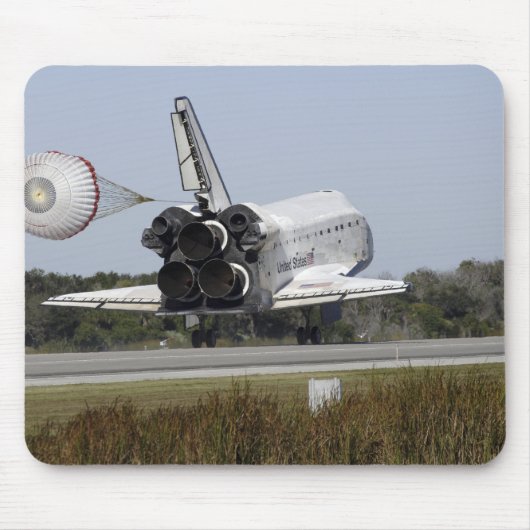 Space Shuttle Atlantis entfaltet seinen Drag-Rute Mousepad (Vorne)