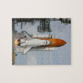 Space Shuttle Atlantis Foto Puzzle mit Zinn (Horizontal)