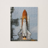 Space Shuttle Atlantis Foto Puzzle mit Zinn (Vertikal)