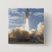 Space Shuttle Atlantis hebt 10 Button (Vorderseite)