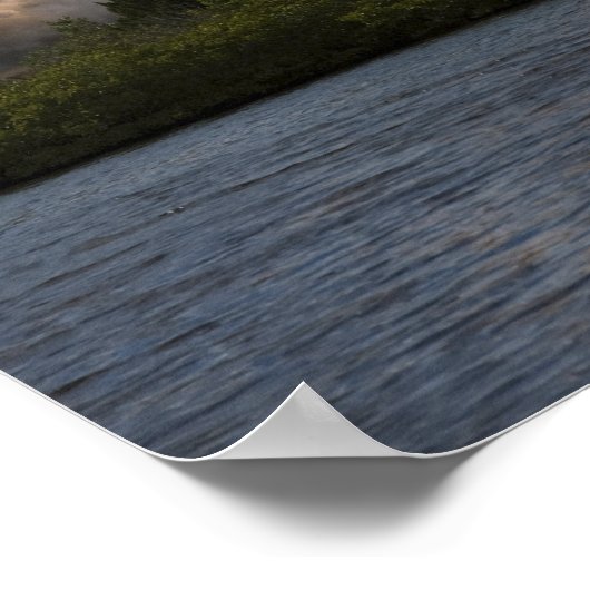 Space Shuttle Atlantis hebt 10 Poster (Ecke)