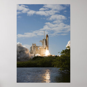 Space Shuttle Atlantis hebt 10 Poster