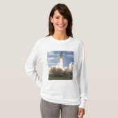 Space Shuttle Atlantis hebt 10 T-Shirt (Vorne ganz)