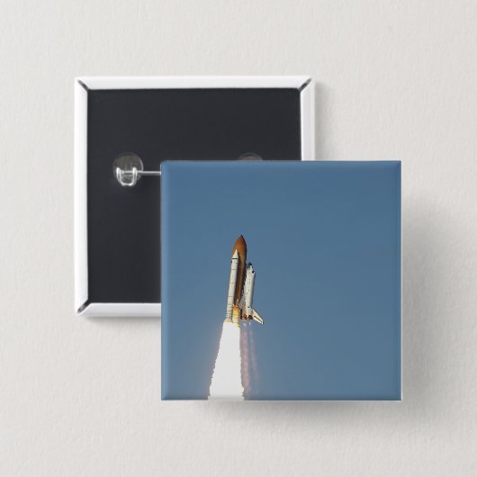 Space Shuttle Atlantis hebt 11 Button (Vorne & Hinten)