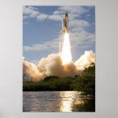 Space Shuttle Atlantis hebt 11 Poster (Vorne)