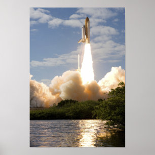 Space Shuttle Atlantis hebt 11 Poster