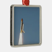 Space Shuttle Atlantis hebt 11 Silbernes Ornament (Rechts)