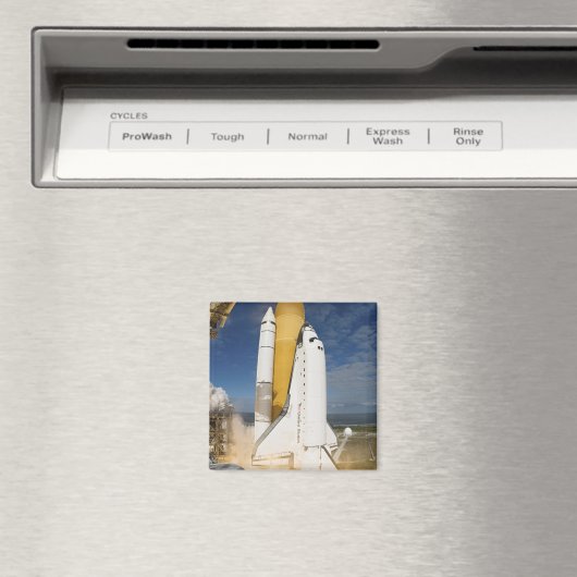 Space Shuttle Atlantis hebt 12 Magnet (In Situ (Geschirrspüler))