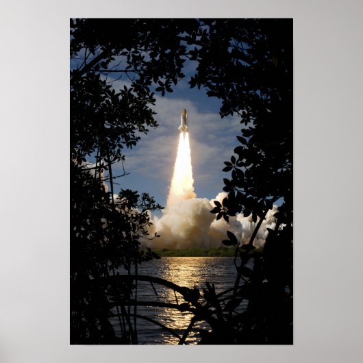 Space Shuttle Atlantis hebt 12 Poster (Vorne)
