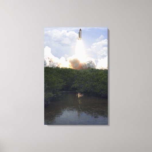 Space Shuttle Atlantis hebt 14 Leinwanddruck (Vorderseite)