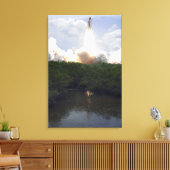 Space Shuttle Atlantis hebt 14 Leinwanddruck (Insitu (Wohnzimmer))