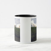 Space Shuttle Atlantis hebt 14 Tasse (Zentrum)