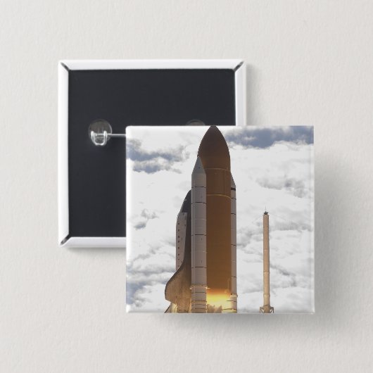 Space Shuttle Atlantis hebt 16 Button (Vorne & Hinten)