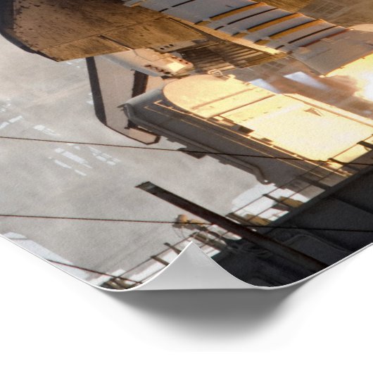 Space Shuttle Atlantis hebt 17 Poster (Ecke)