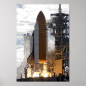 Space Shuttle Atlantis hebt 17 Poster (Vorne)