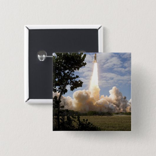 Space Shuttle Atlantis hebt 19 Button (Vorne & Hinten)