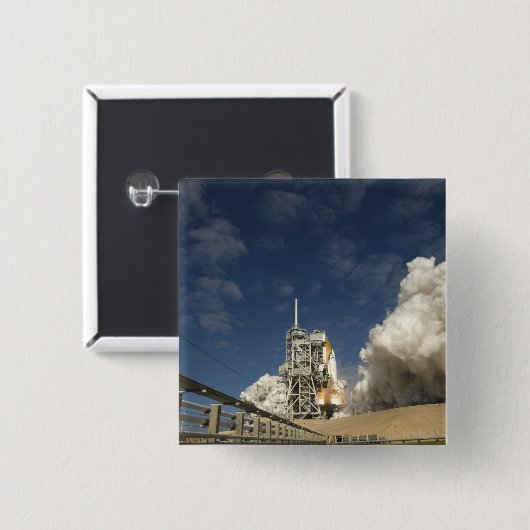 Space Shuttle Atlantis hebt 20 Button (Vorne & Hinten)