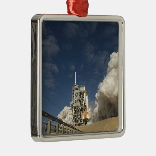 Space Shuttle Atlantis hebt 20 Ornament Aus Metall (Rechts)