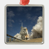 Space Shuttle Atlantis hebt 20 Ornament Aus Metall (Vorne)