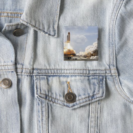 Space Shuttle Atlantis hebt 21 Button (Beispiel)