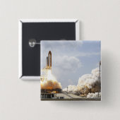 Space Shuttle Atlantis hebt 21 Button (Vorne & Hinten)