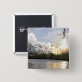 Space Shuttle Atlantis hebt 22 Button (Vorne & Hinten)