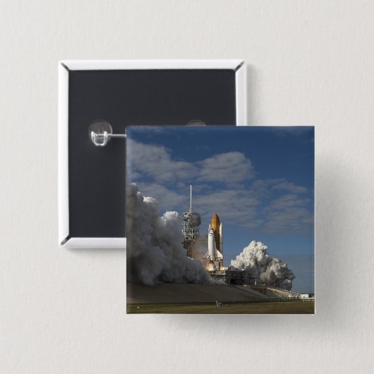 Space Shuttle Atlantis hebt 23 Button (Vorne & Hinten)