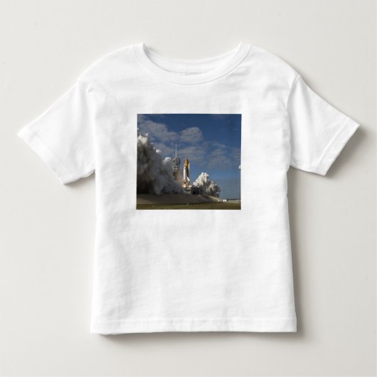 Space Shuttle Atlantis hebt 23 Kleinkind T-shirt (Vorderseite)