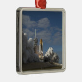 Space Shuttle Atlantis hebt 23 Ornament Aus Metall (Rechts)
