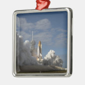 Space Shuttle Atlantis hebt 23 Ornament Aus Metall (Links)