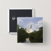 Space Shuttle Atlantis hebt 25 Button (Vorne & Hinten)