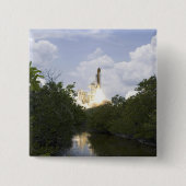 Space Shuttle Atlantis hebt 25 Button (Vorderseite)