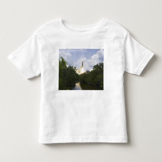 Space Shuttle Atlantis hebt 25 Kleinkind T-shirt (Vorderseite)