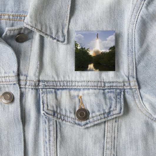 Space Shuttle Atlantis hebt 26 Button (Beispiel)