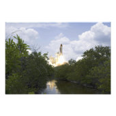 Space Shuttle Atlantis hebt 2 Fotodruck (Vorne)