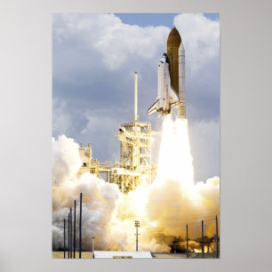 Space Shuttle Atlantis hebt 2 Poster