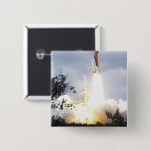 Space Shuttle Atlantis hebt 4 Button (Vorne & Hinten)