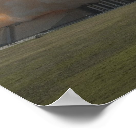 Space Shuttle Atlantis hebt 4 Poster (Ecke)