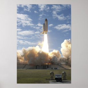 Space Shuttle Atlantis hebt 4 Poster