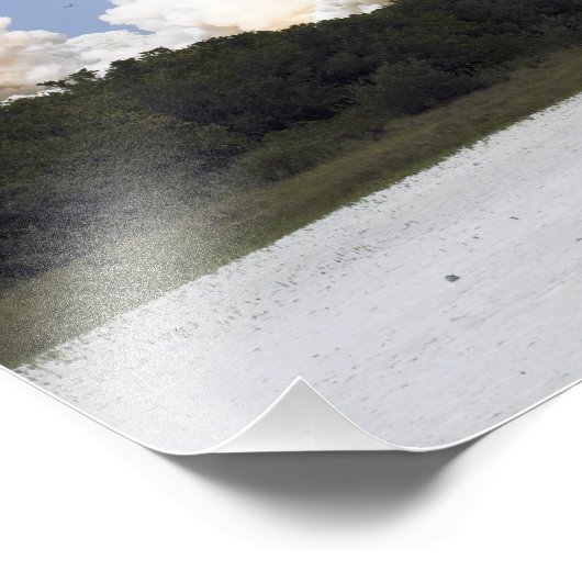 Space Shuttle Atlantis hebt 5 Fotodruck (Ecke)