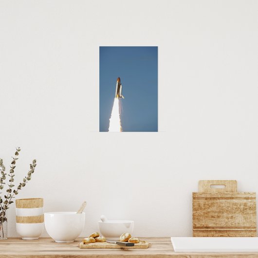 Space Shuttle Atlantis hebt 5 Poster (Küche)