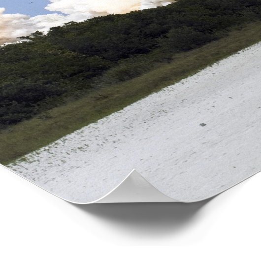 Space Shuttle Atlantis hebt 5 Poster (Ecke)